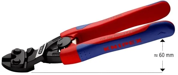 KNIPEX CoBolt® schwarz atramentiert 200 mm, 71 22 200