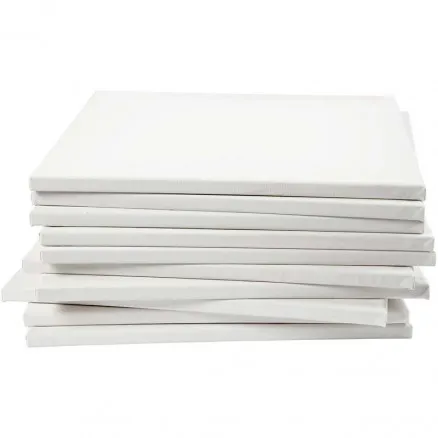 Leinwand, weiß, Tiefe 1,6 cm, Größe 40x40 cm, 280 g, 40 Stk./1 Pkg.