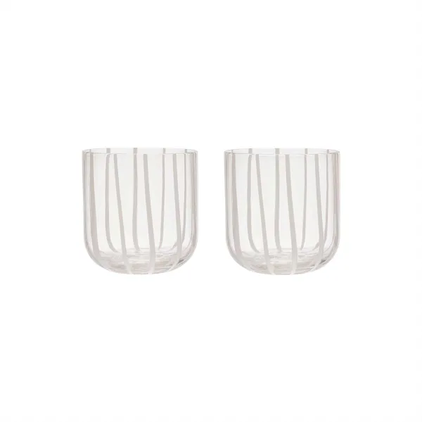 OYOY LIVING Mizu Glas - 2 Stk - Klarglas
